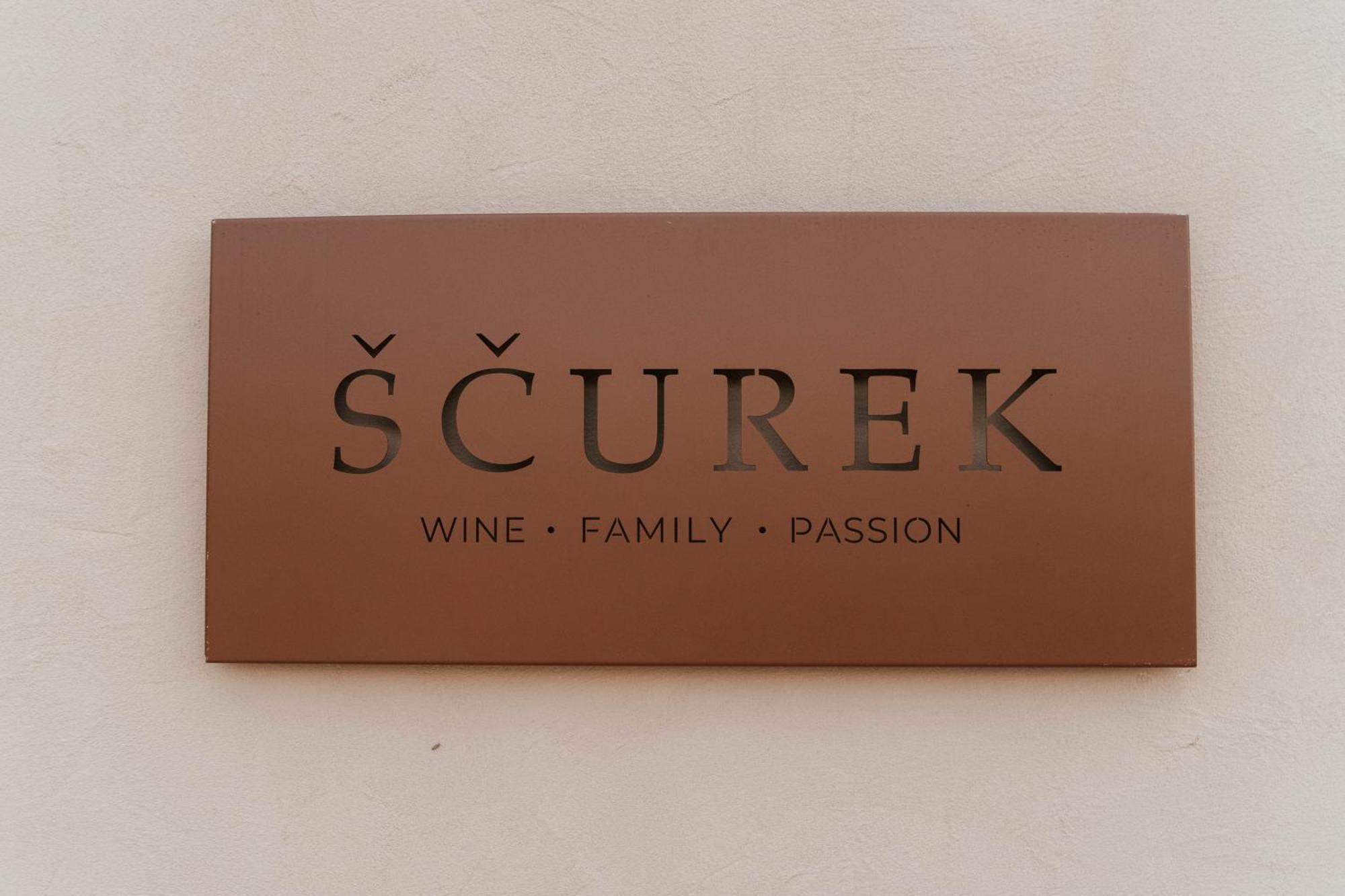 Posestvo Scurek Wine Panzió Dobrovo Kültér fotó