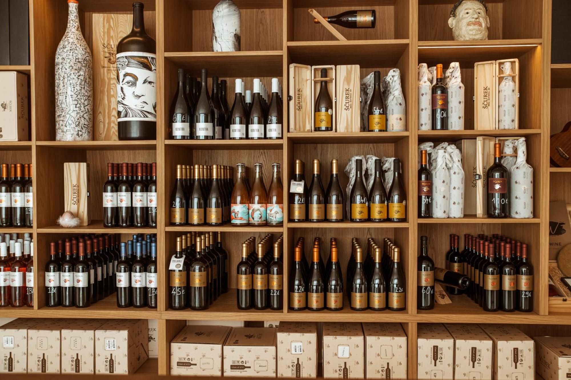 Posestvo Scurek Wine Panzió Dobrovo Kültér fotó