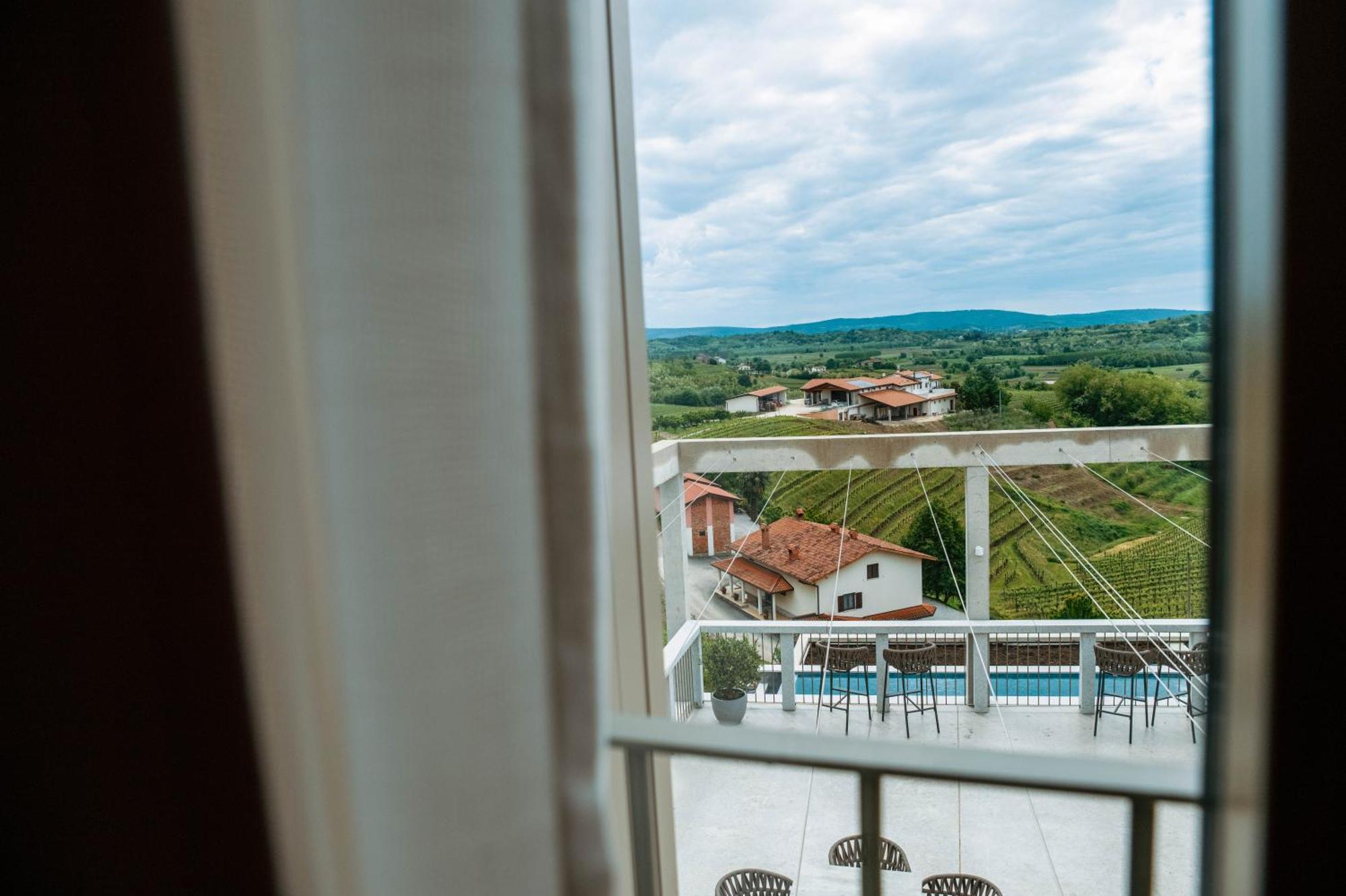 Posestvo Scurek Wine Panzió Dobrovo Kültér fotó
